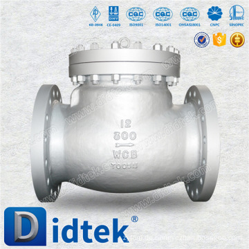 Didtek Hochwertiges WCB Non Return Flanged Rückschlagventil